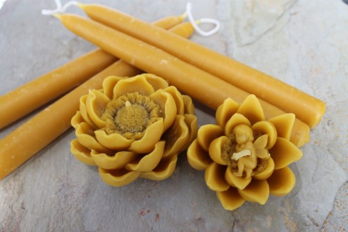 Heather's Amazing fragrant bees wax candles, you just can't get enough of this time of year